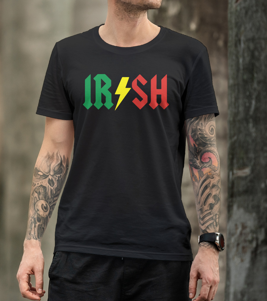 IRSH Colorful Lightning Bolt T-Shirt