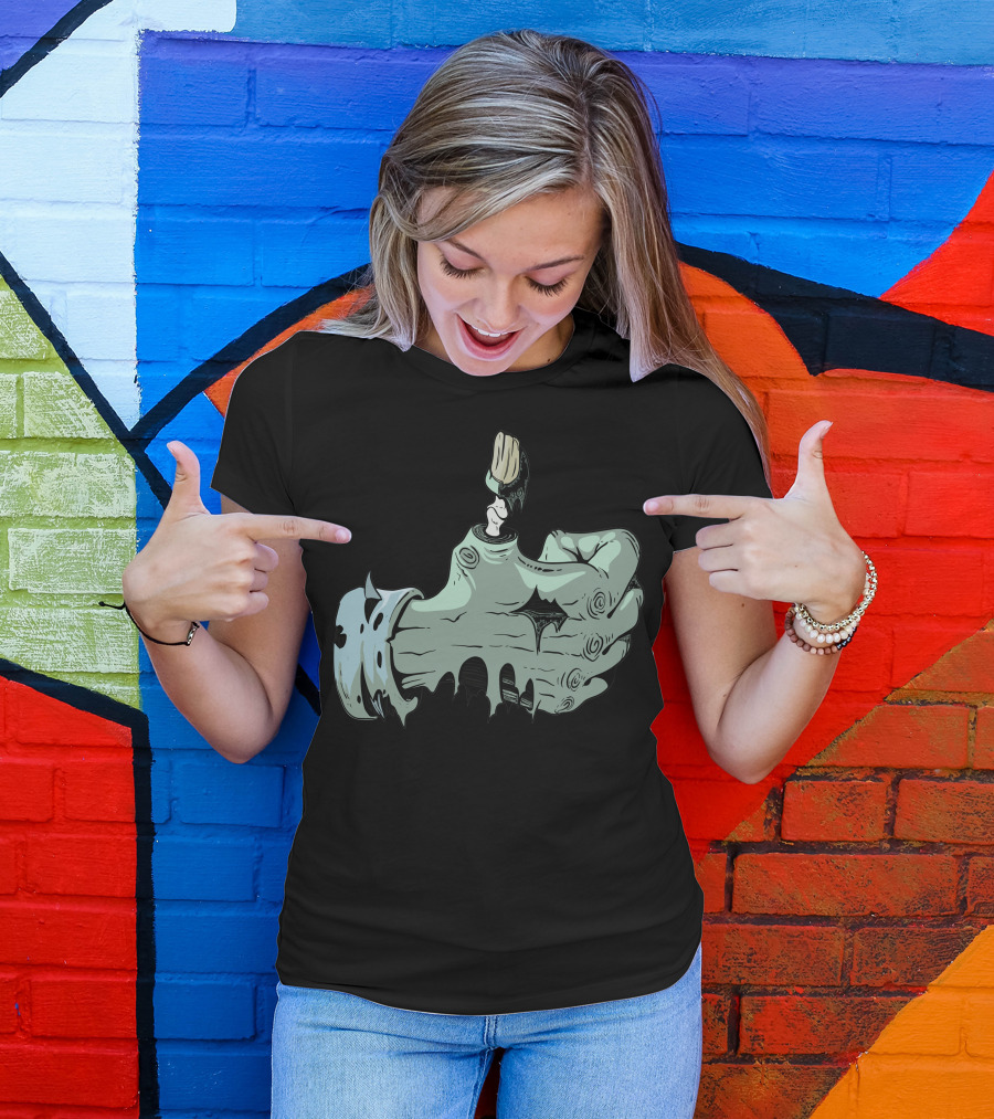 Zombie Like Thumbs Up Hand T-Shirt