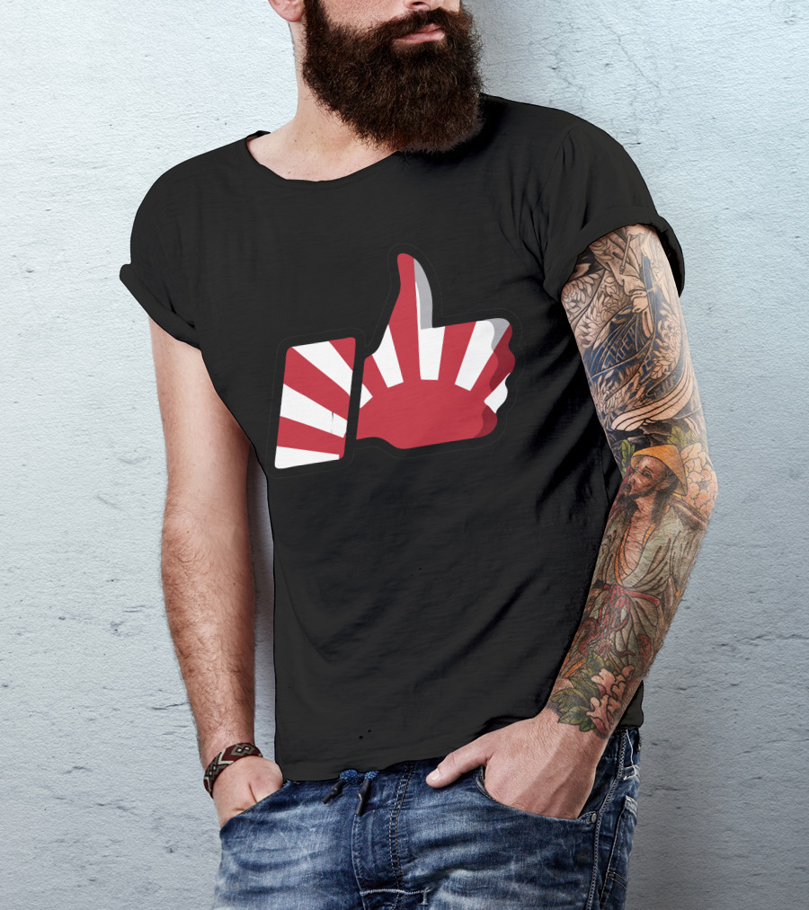 Rising Sun Thumbs Up Like T-Shirt