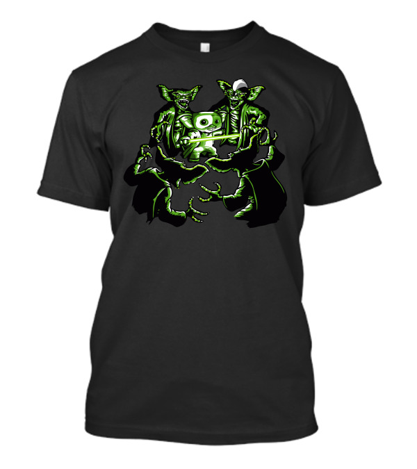 Return Of The Mogwai Alien Gremlins Playing Retro Console T-Shirt