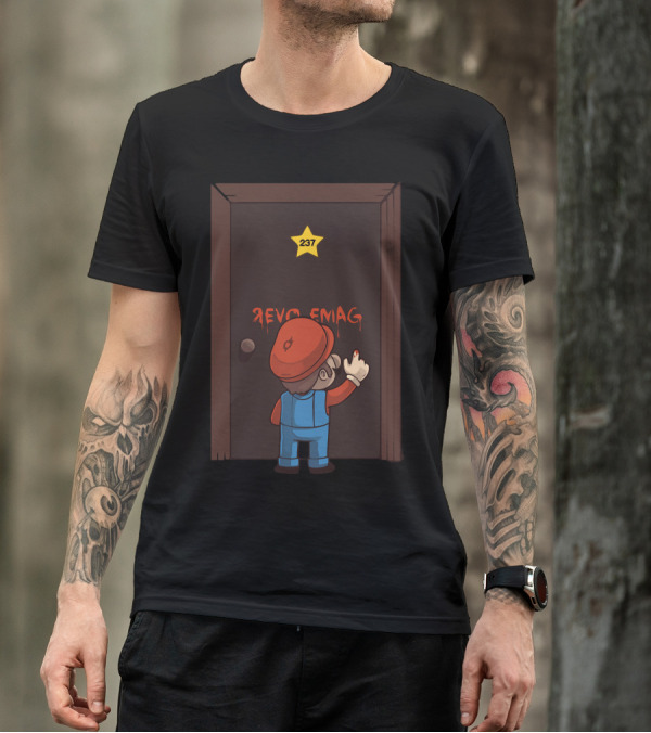 Revo Emag 237 Star Door Mario Reference T-Shirt