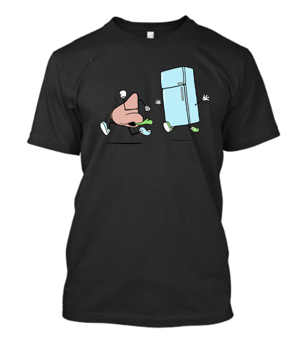 Running Away Nose And Fridge Chase T-Shirt