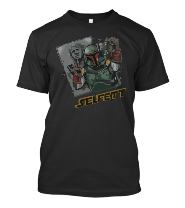 Boba Fett Selfie With Han Carbonite Image T-Shirt