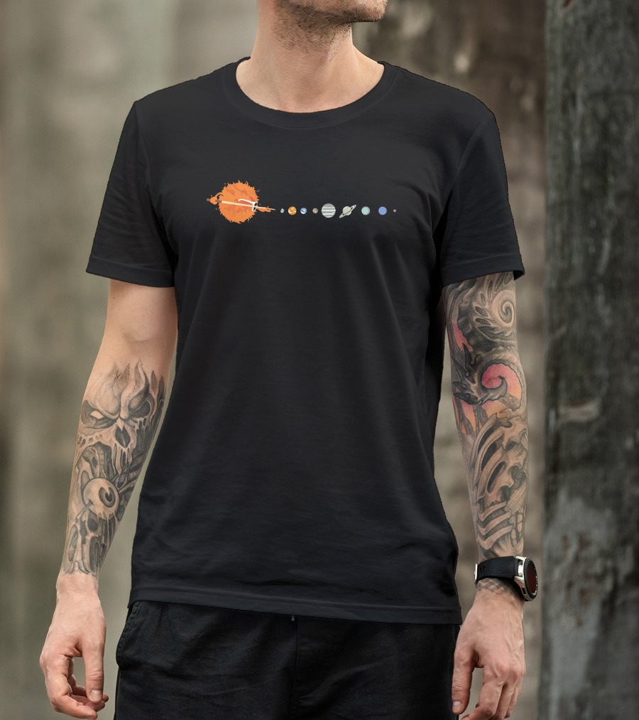 Solar System Billiards 9 Ball T-Shirt