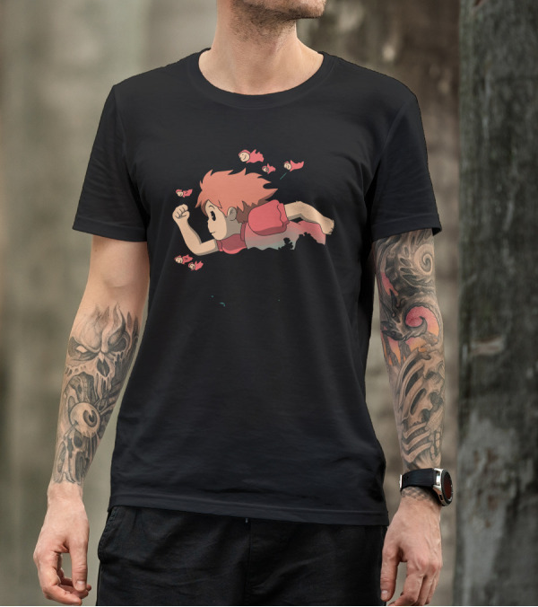 Ponyo And The Goldfish Adventure T-Shirt