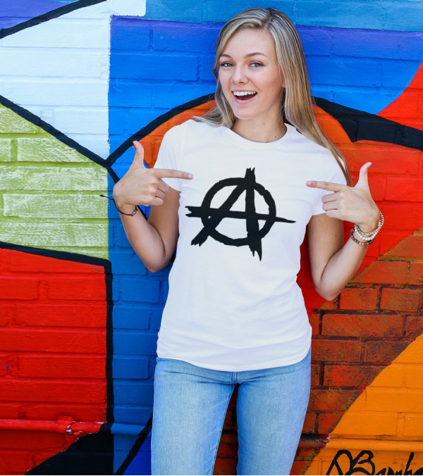 Anarchy Symbol Black T-Shirt