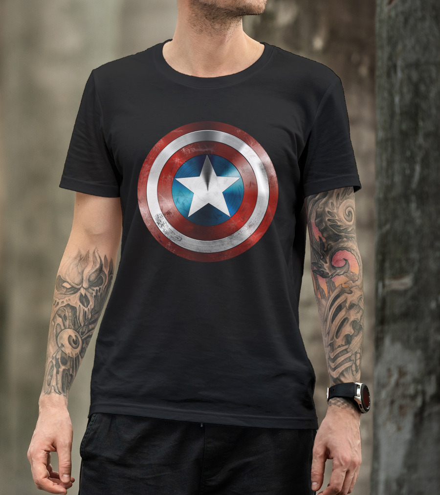 Advangers Captain America Shield Icon T-Shirt