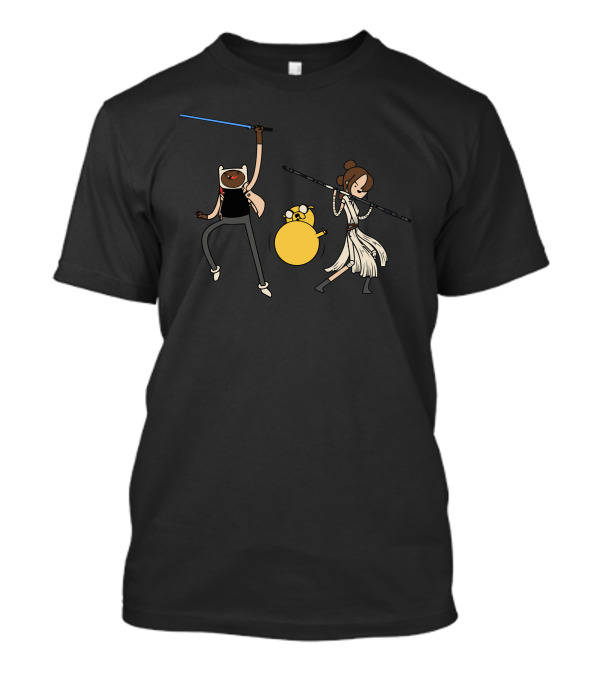 Adventure Awakens Star Wars Finn Rey Crossover T-Shirt
