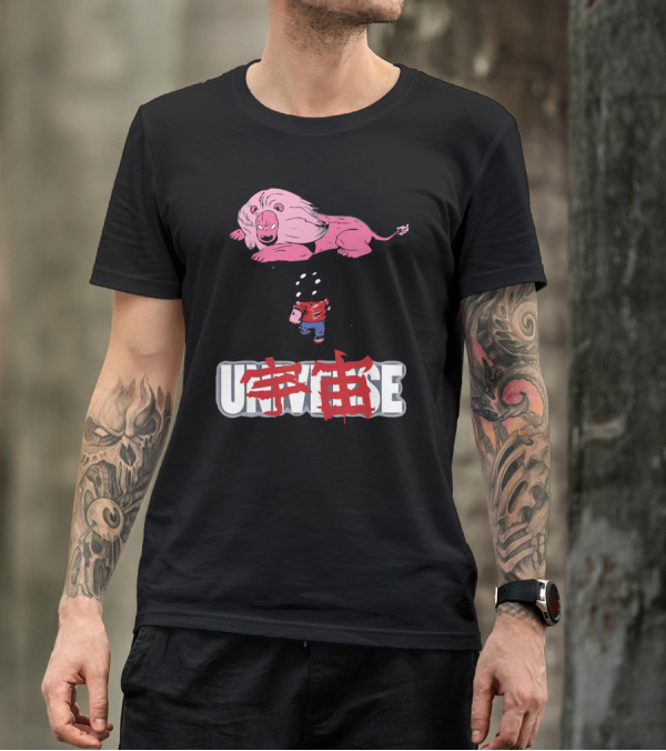 Akira Universe Steven Pink Lion Confrontation T-Shirt