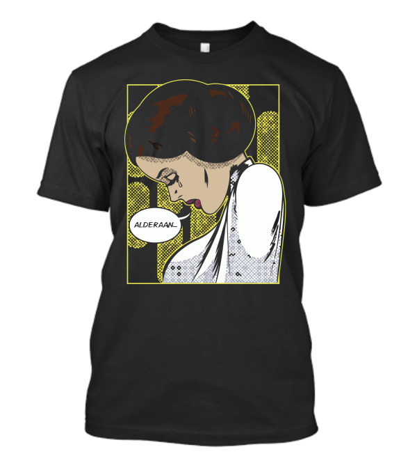 Alderaan Sorrows Leia Pop Art Style Comic Panel T-Shirt