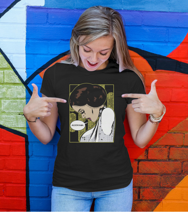Alderaan Sorrows Leia Pop Art Style Comic Panel T-Shirt