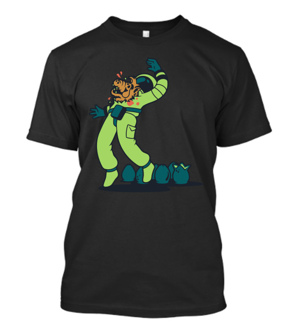 Alfburster Alien Parody Space Creature Encounter T-Shirt