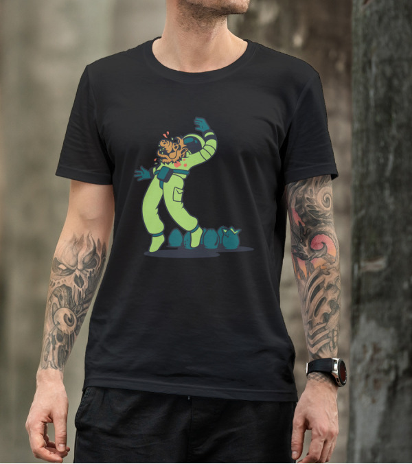 Alfburster Alien Parody Space Creature Encounter T-Shirt