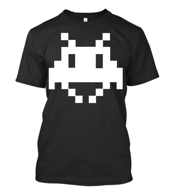 Alien Space Invader Retro Pixel Art Game T-Shirt