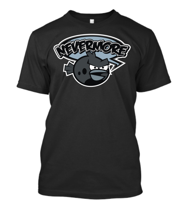 Nevermore Angry Allan Poe Bird T-Shirt