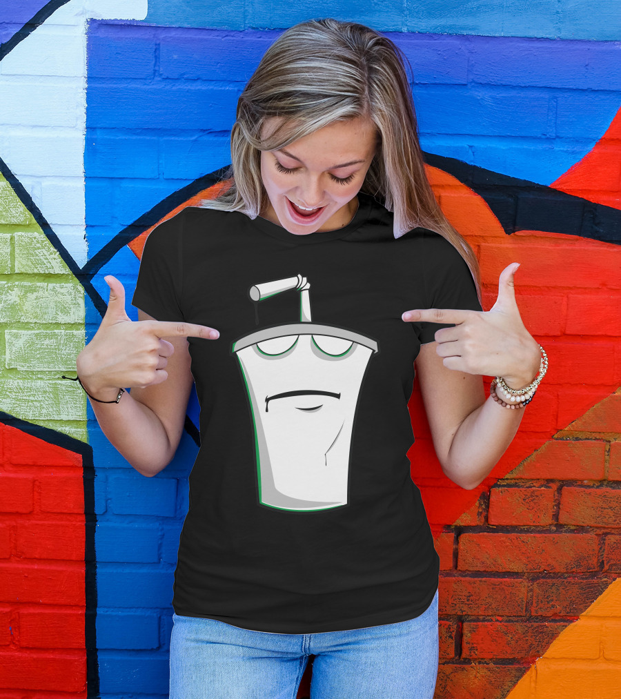 Aqua Teen Hunger Force Master Shake Character Retro Cartoon T-Shirt