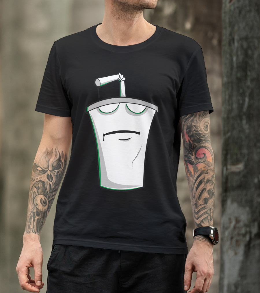 Aqua Teen Hunger Force Master Shake Character Retro Cartoon T-Shirt