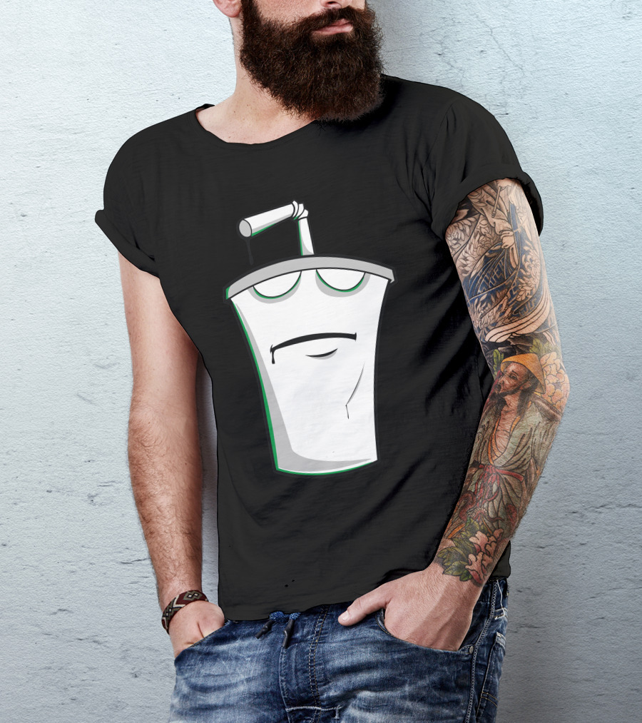Aqua Teen Hunger Force Master Shake Character Retro Cartoon T-Shirt