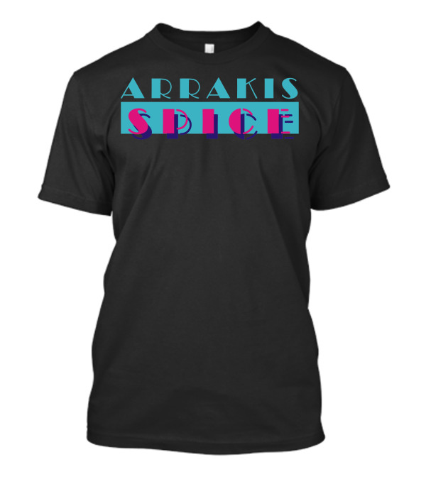 Arrakis Spice Bold Retro Typography T-Shirt