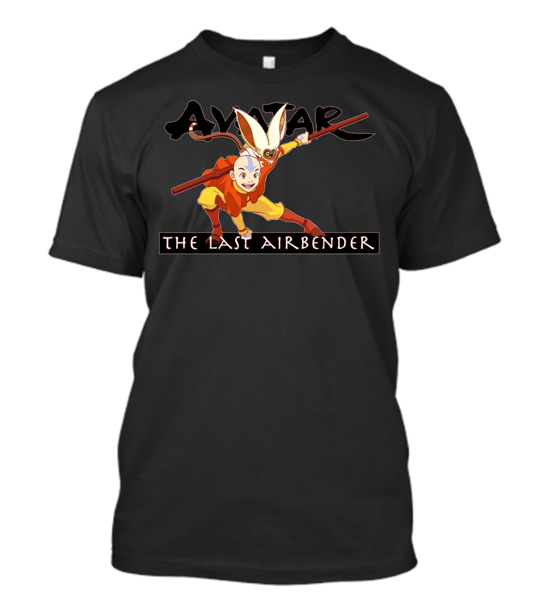 Avatar The Last Airbender Ideal Or Birthday Present Featuring Aang With Momo T-Shirt
