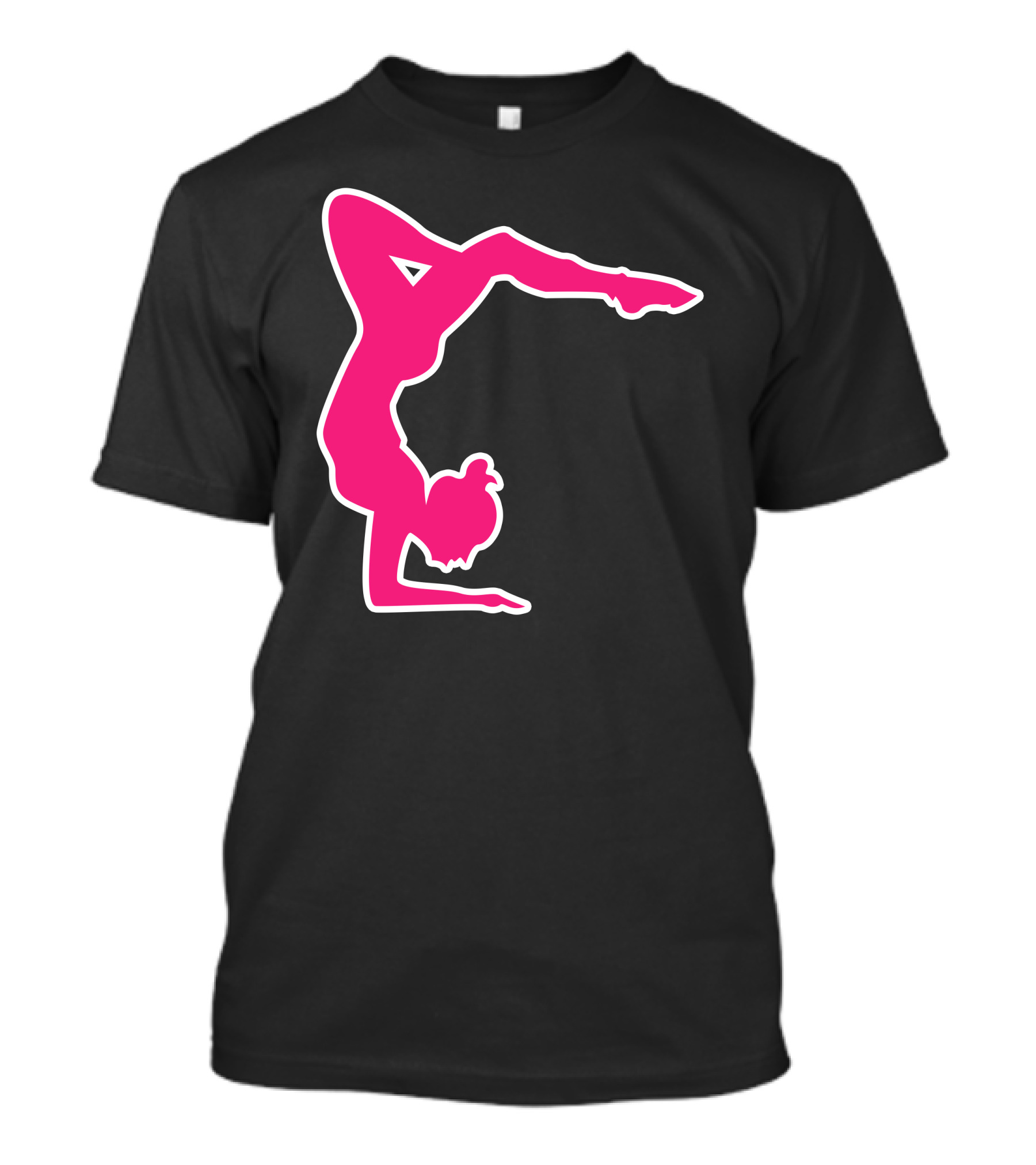 Balerina Pink Silhouette Dance Pose T-Shirt