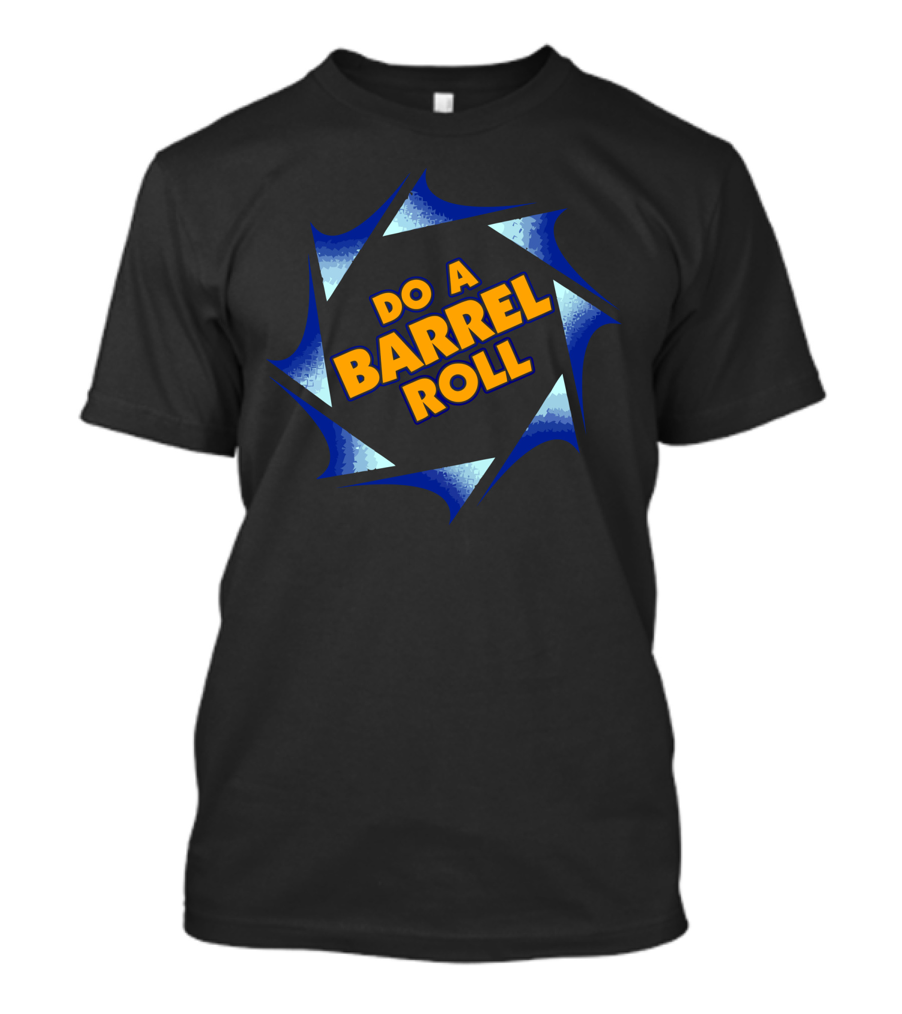 Do A Barrel Roll Star Fox Video Game Inspired Text Retro Iconic Phrase T-Shirt