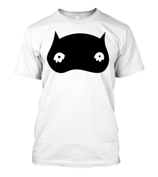 Black Owl Eyes Silhouette Mask T-Shirt