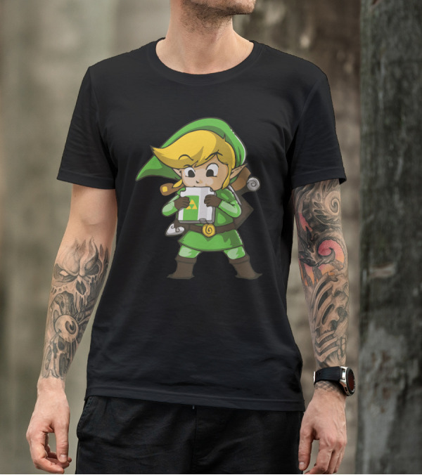 Blowing Bits Legend Triforce Adventure Hero T-Shirt