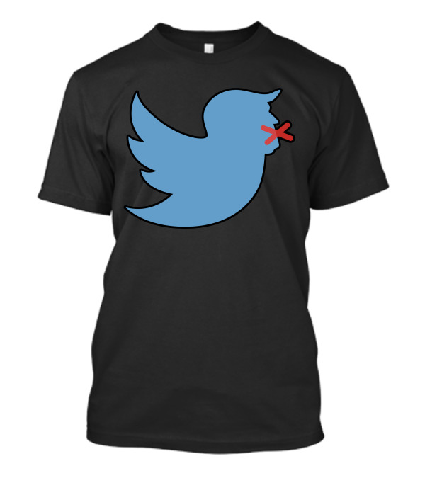 Boy Bird Silenced Blue T-Shirt