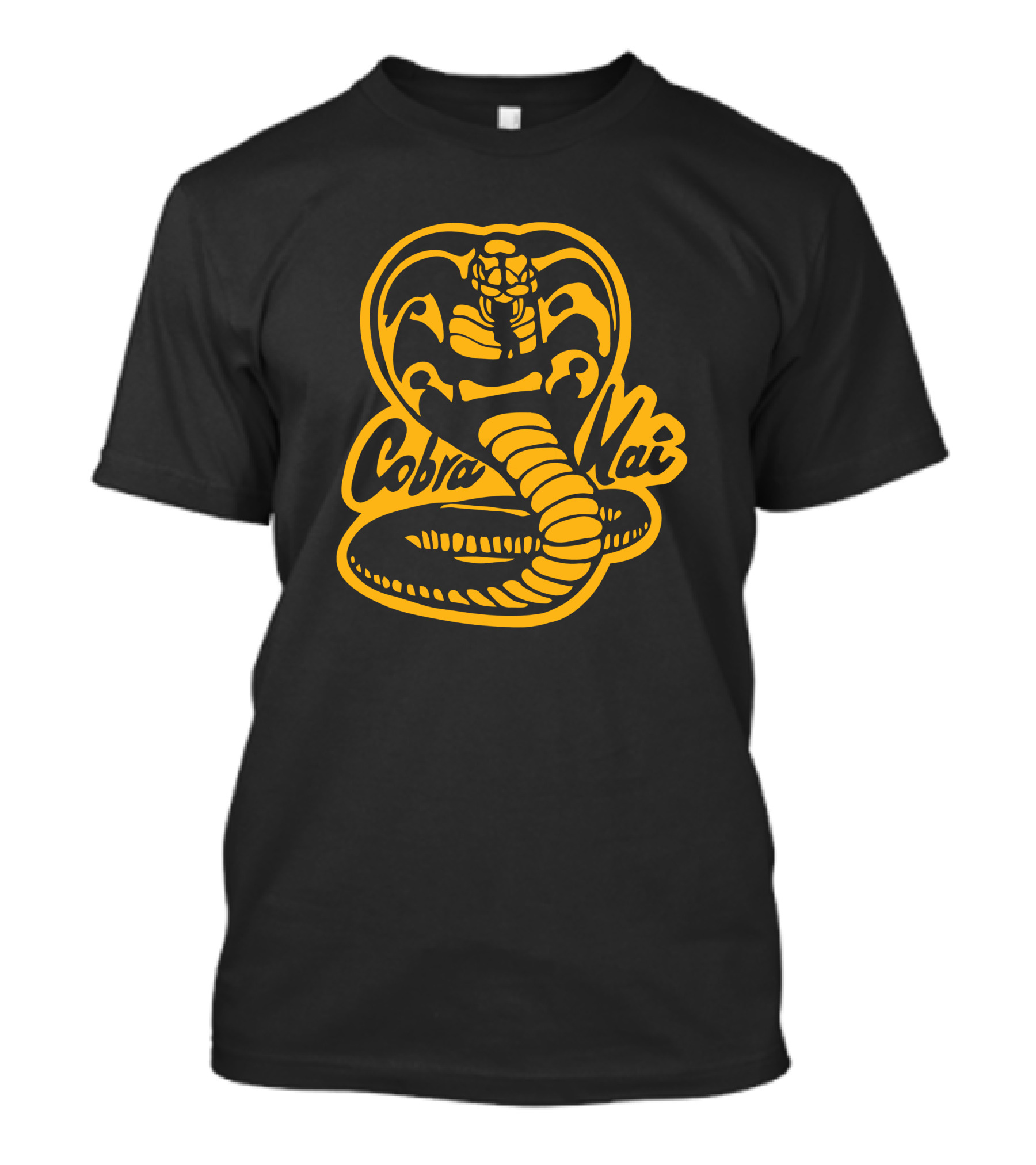 Cobra Kai Yellow Retro Cobra Emblem T-Shirt