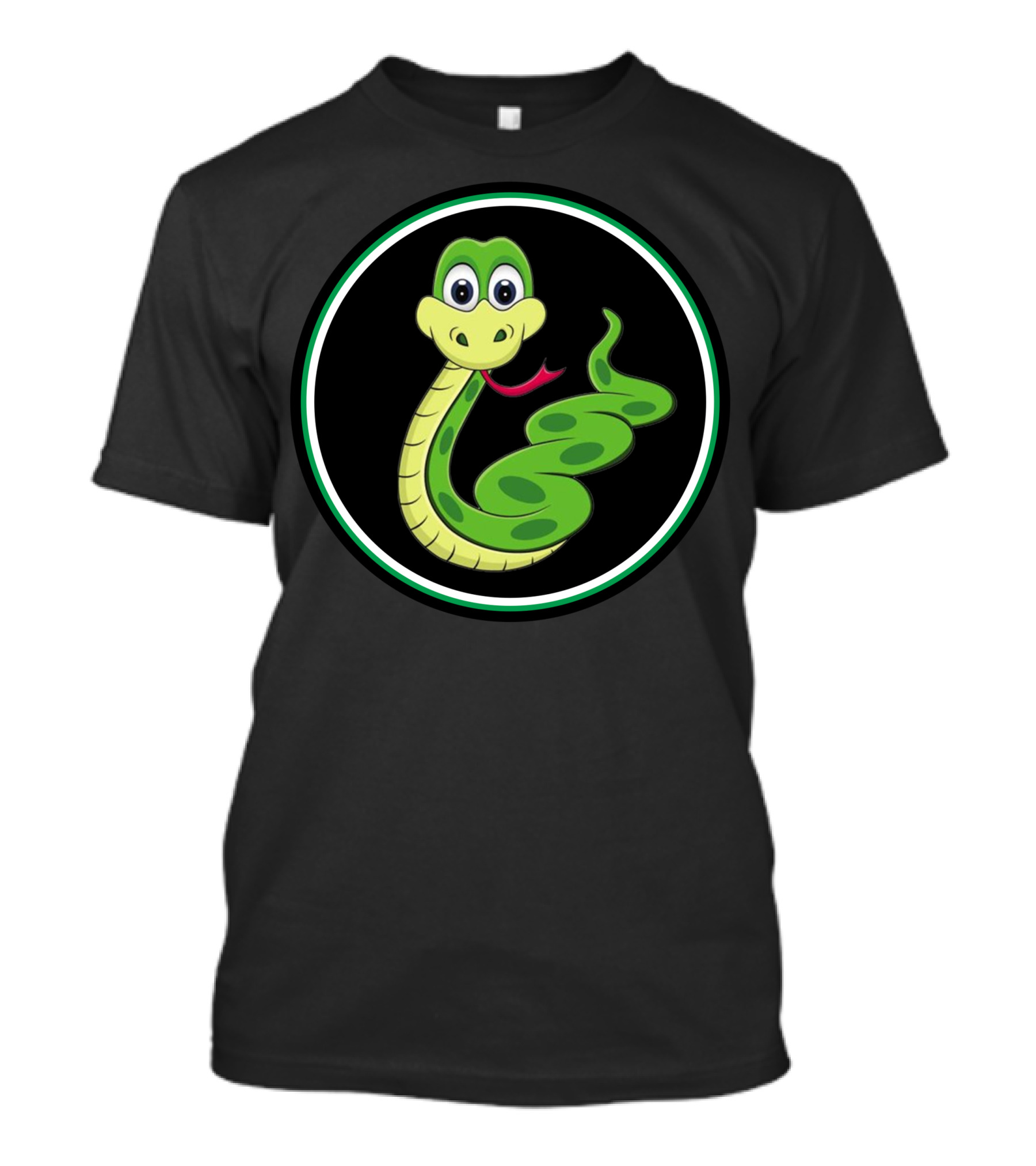 Cute Cartoon Snake With Big Eyes T-Shirt