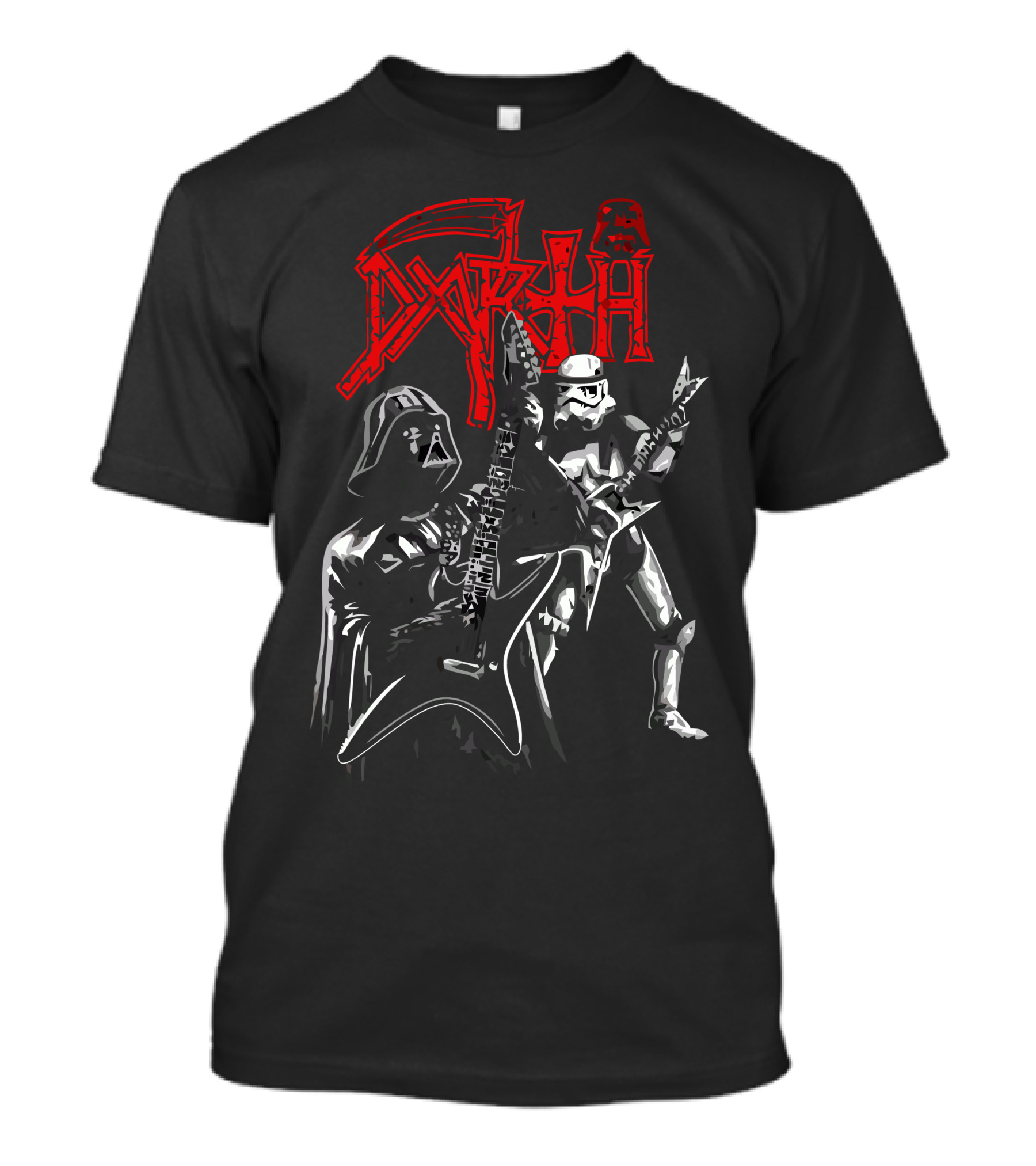 Star Wars Darth Vader Metal Band Stormtrooper Guitarist T-Shirt