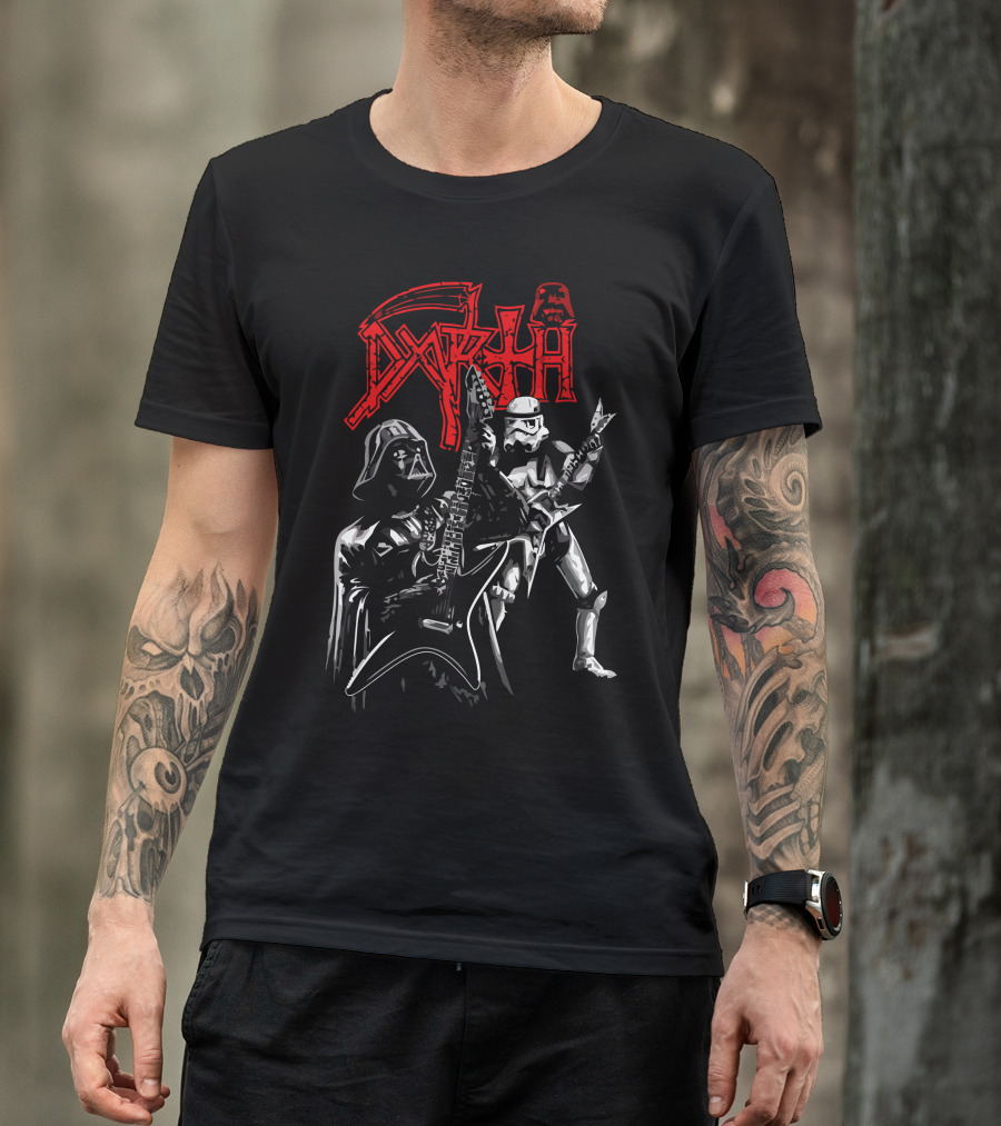 Star Wars Darth Vader Metal Band Stormtrooper Guitarist T-Shirt