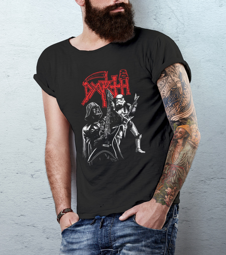 Star Wars Darth Vader Metal Band Stormtrooper Guitarist T-Shirt