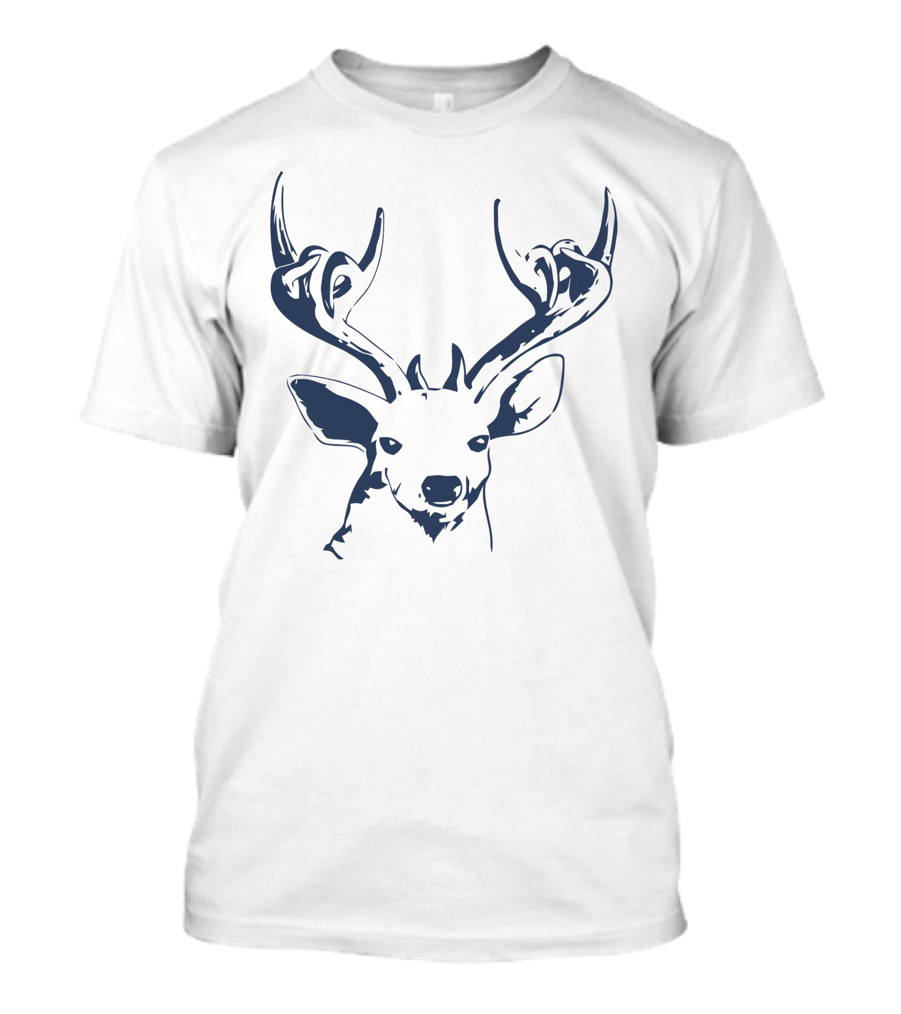 Deerock Metal Horns Deer Head T-Shirt