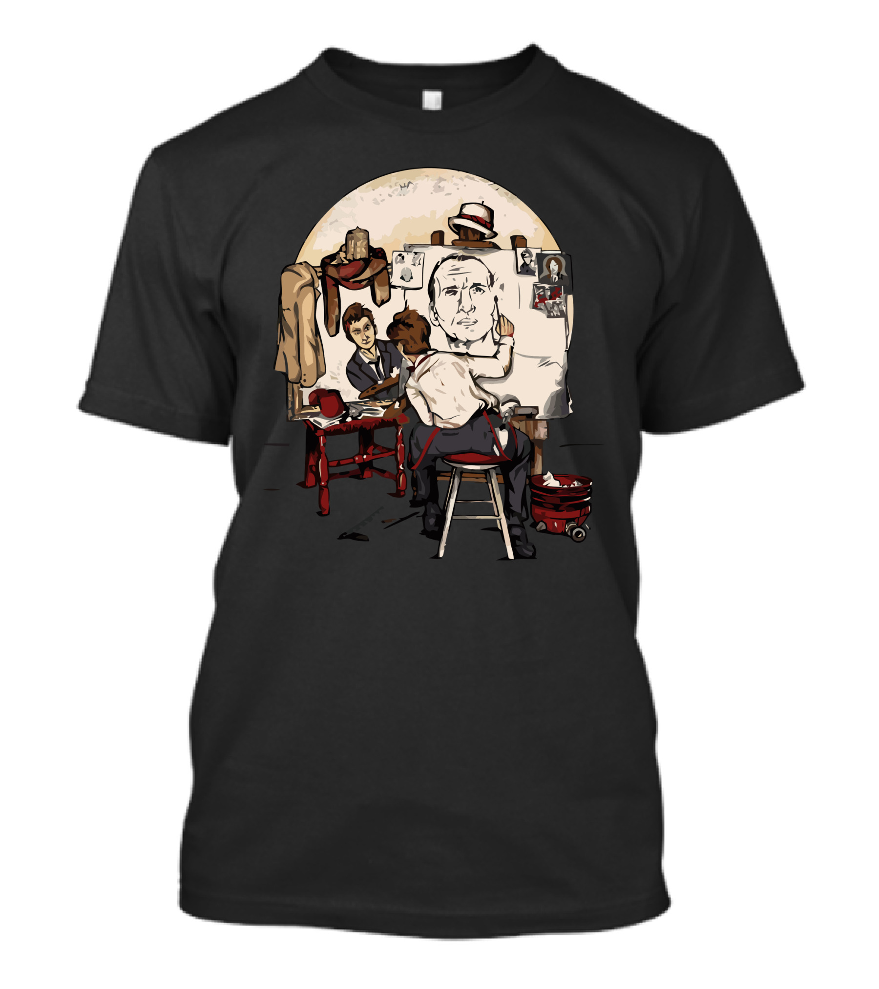 Doctor Who Norman Rockwell Parody Fan T-Shirt