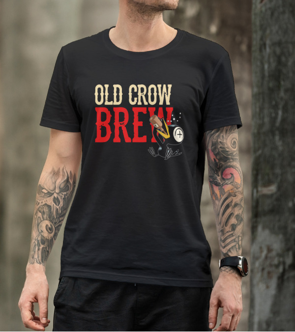 Old Crow Brew Drinky Crow T-Shirt