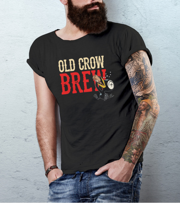 Old Crow Brew Drinky Crow T-Shirt