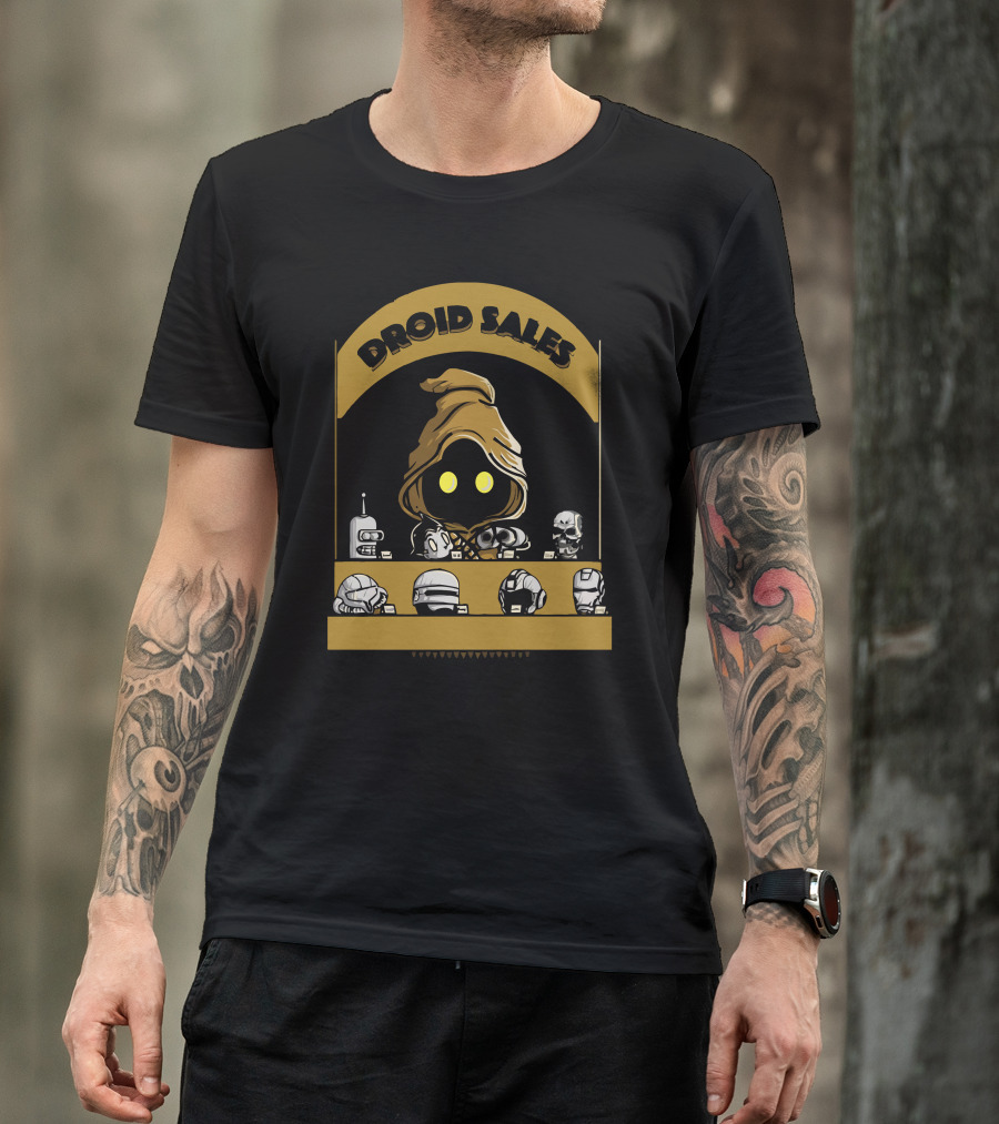 Droid Sales Jawa Bot Merch Stand T-Shirt