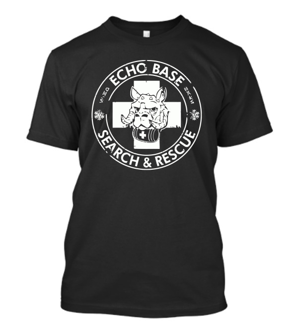 Echo Base Search And Rescue Tauntaun Snow Emblem T-Shirt