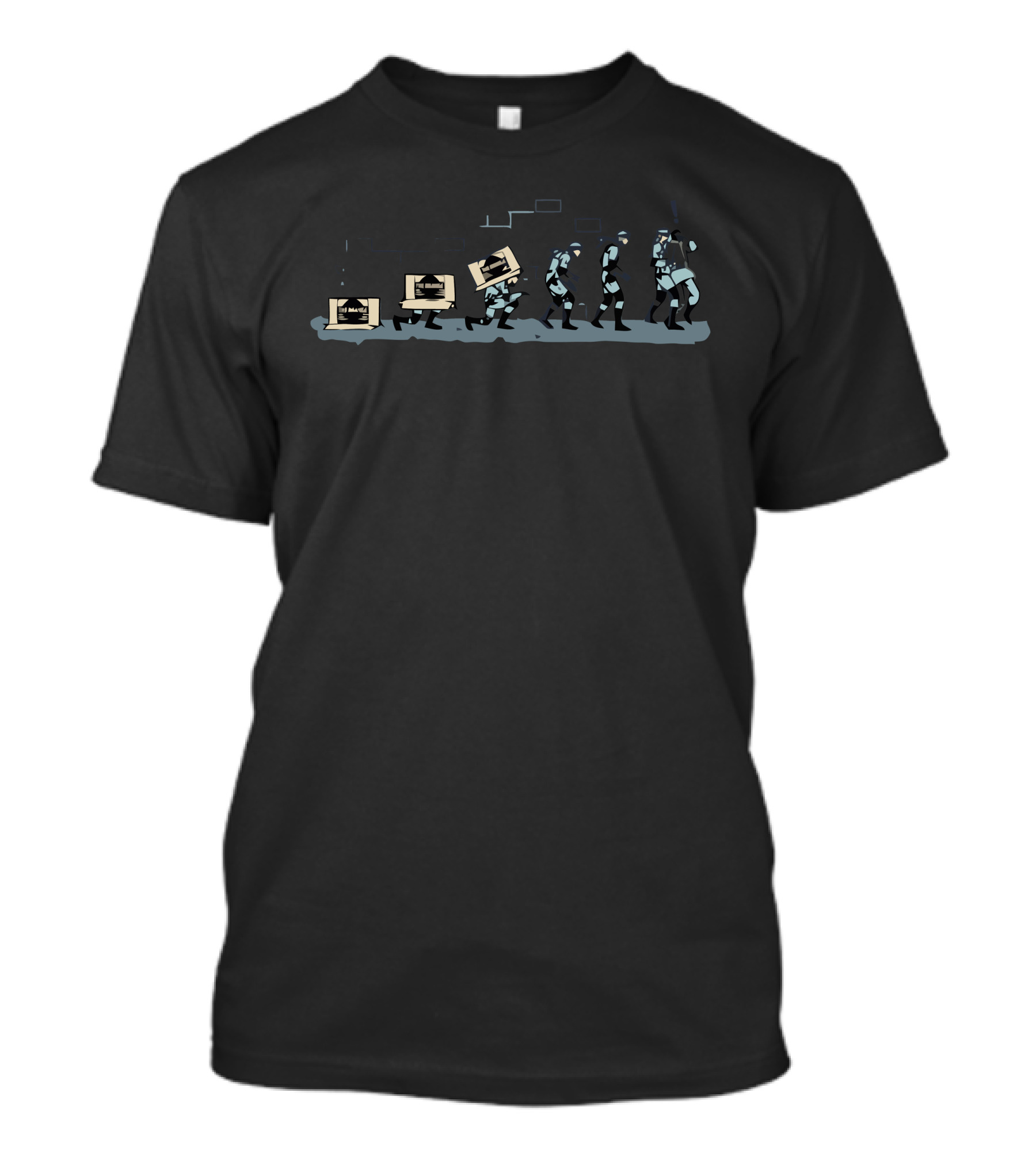 Evolution Of Espionage Stealth Progression T-Shirt