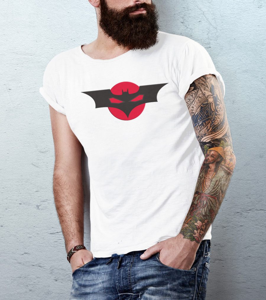 Eye Man Super Bat Symbol Red Circle T-Shirt