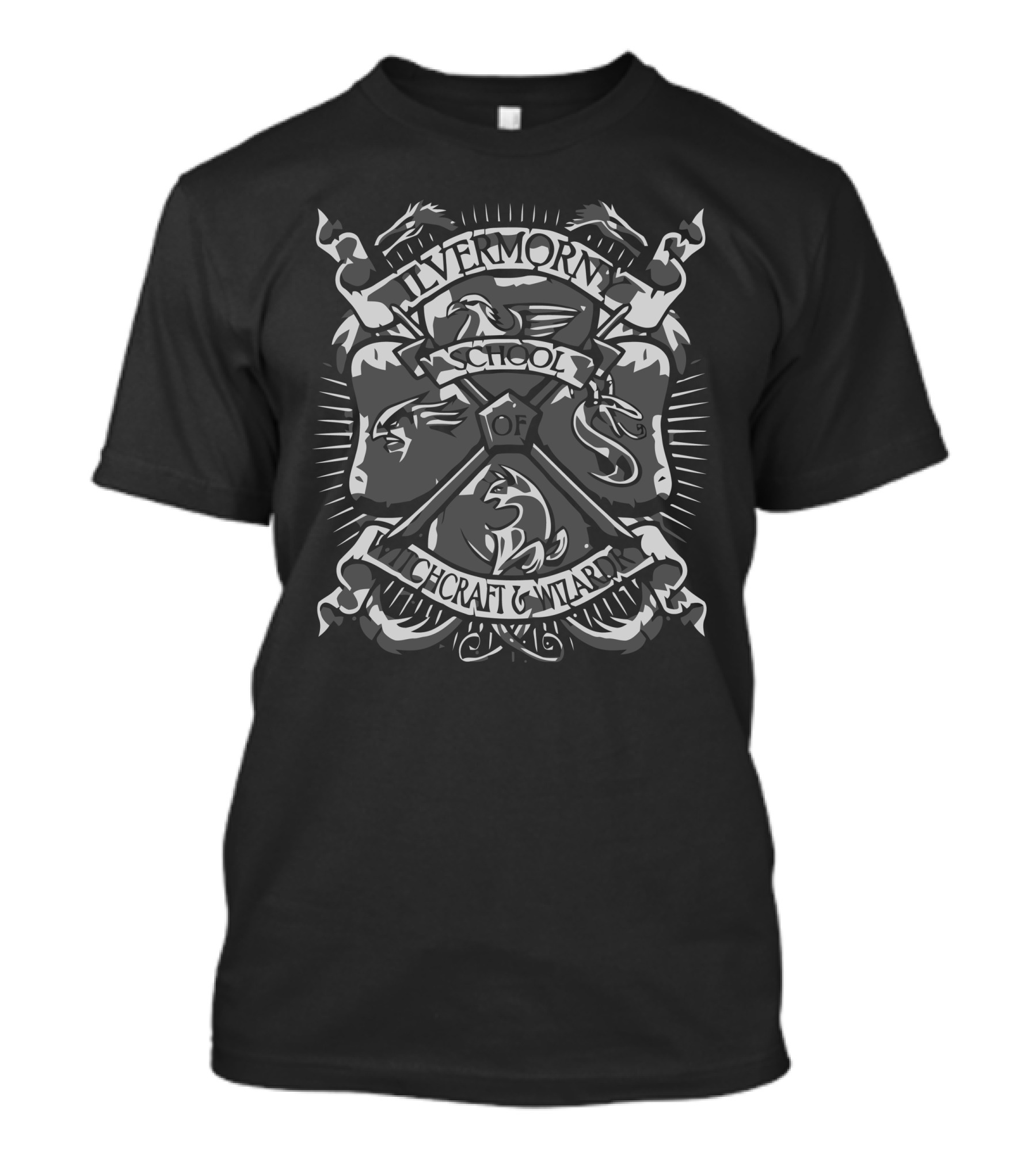 Ilvermorny School Of Witchcraft And Wizardry Crest T-Shirt