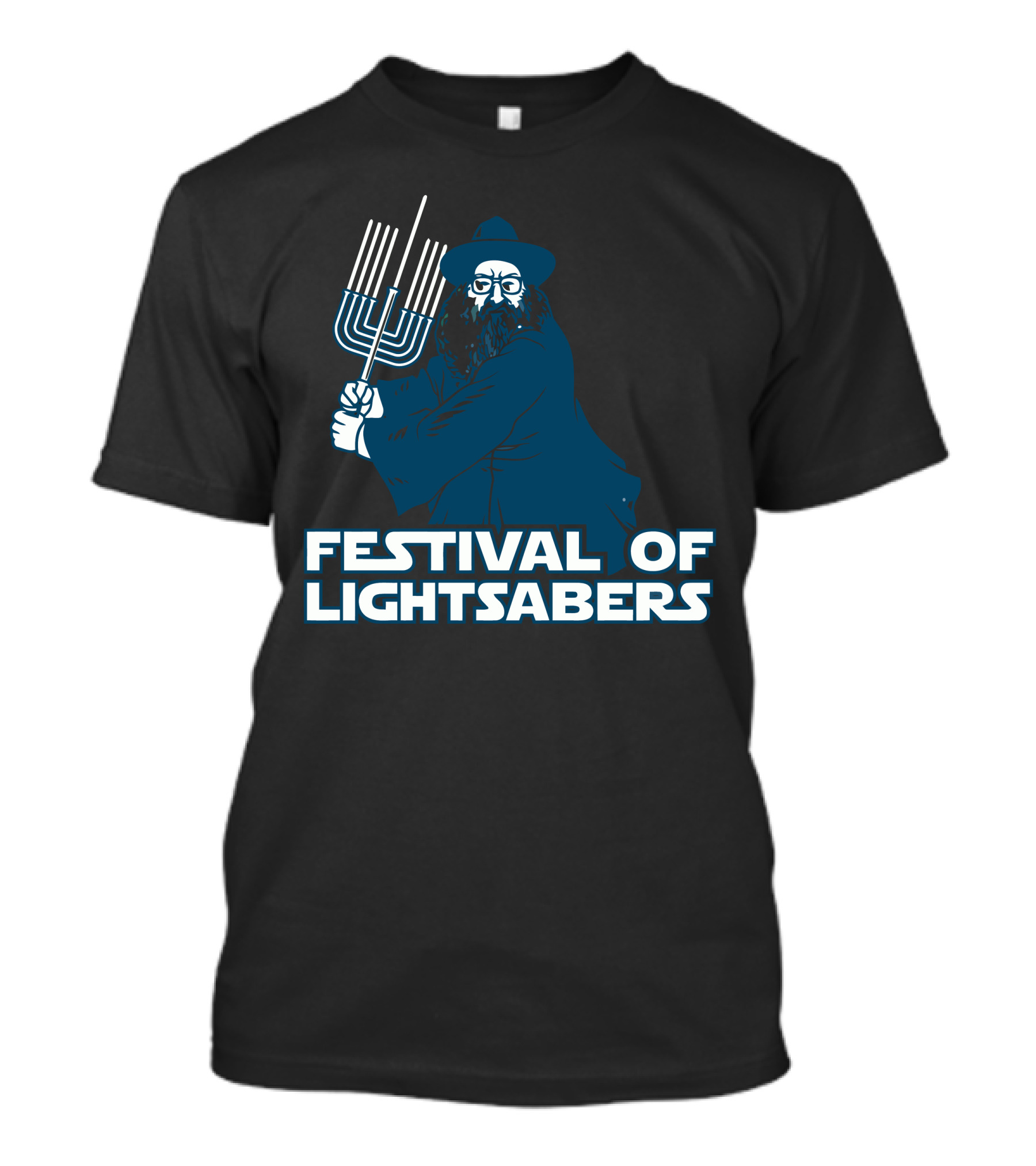 Festival Of Lightsabers Jedi Menorah Force Wielder T-Shirt