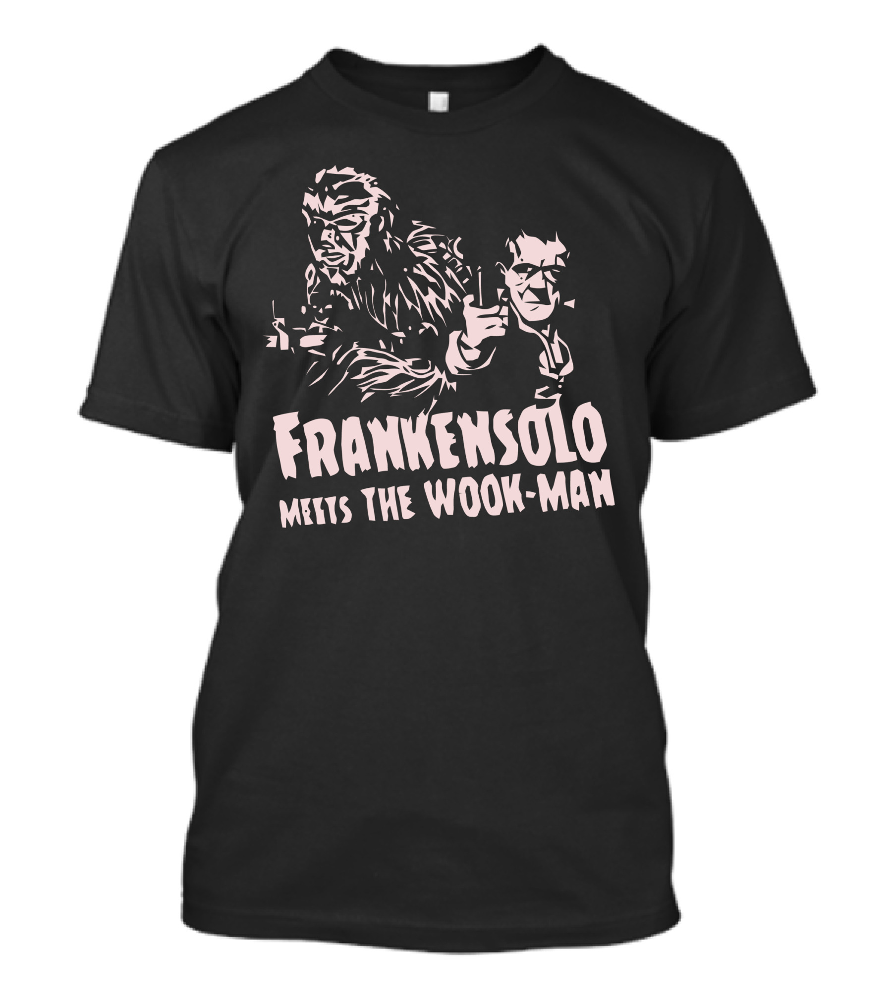 Frankensolo Meets The Wook-Man Monster Fusion Adventure T-Shirt