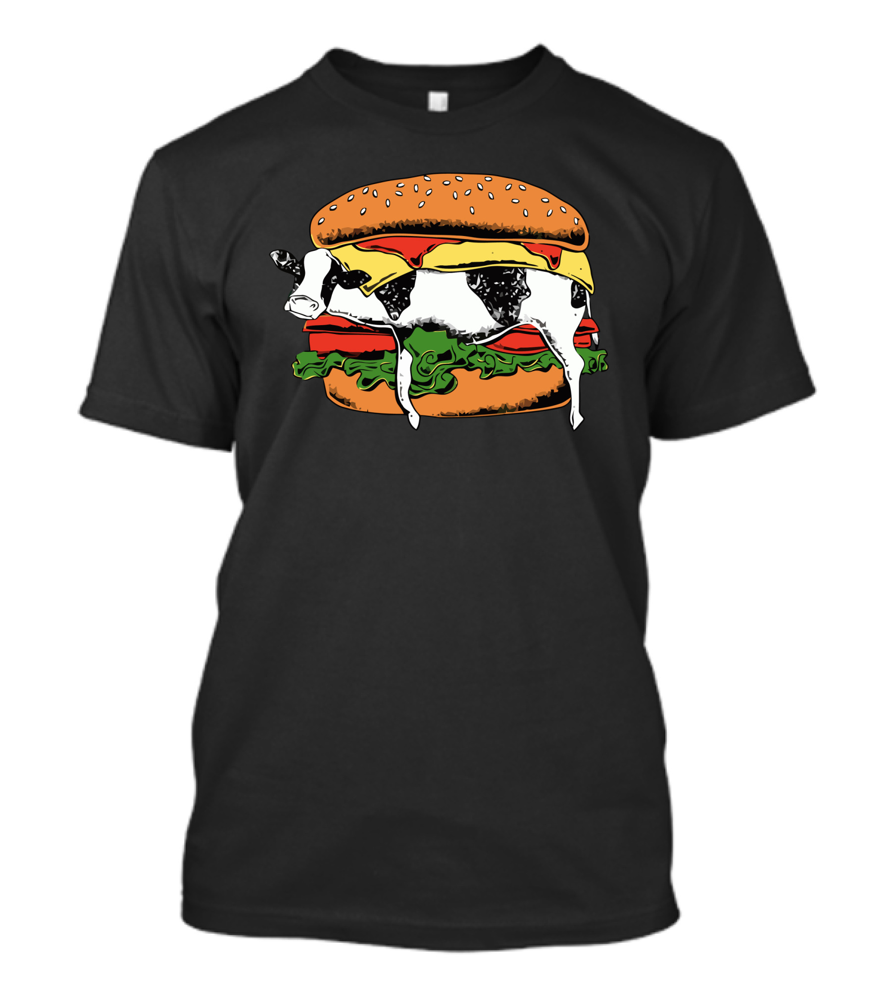 Cow Burger Fresh Meat T-Shirt