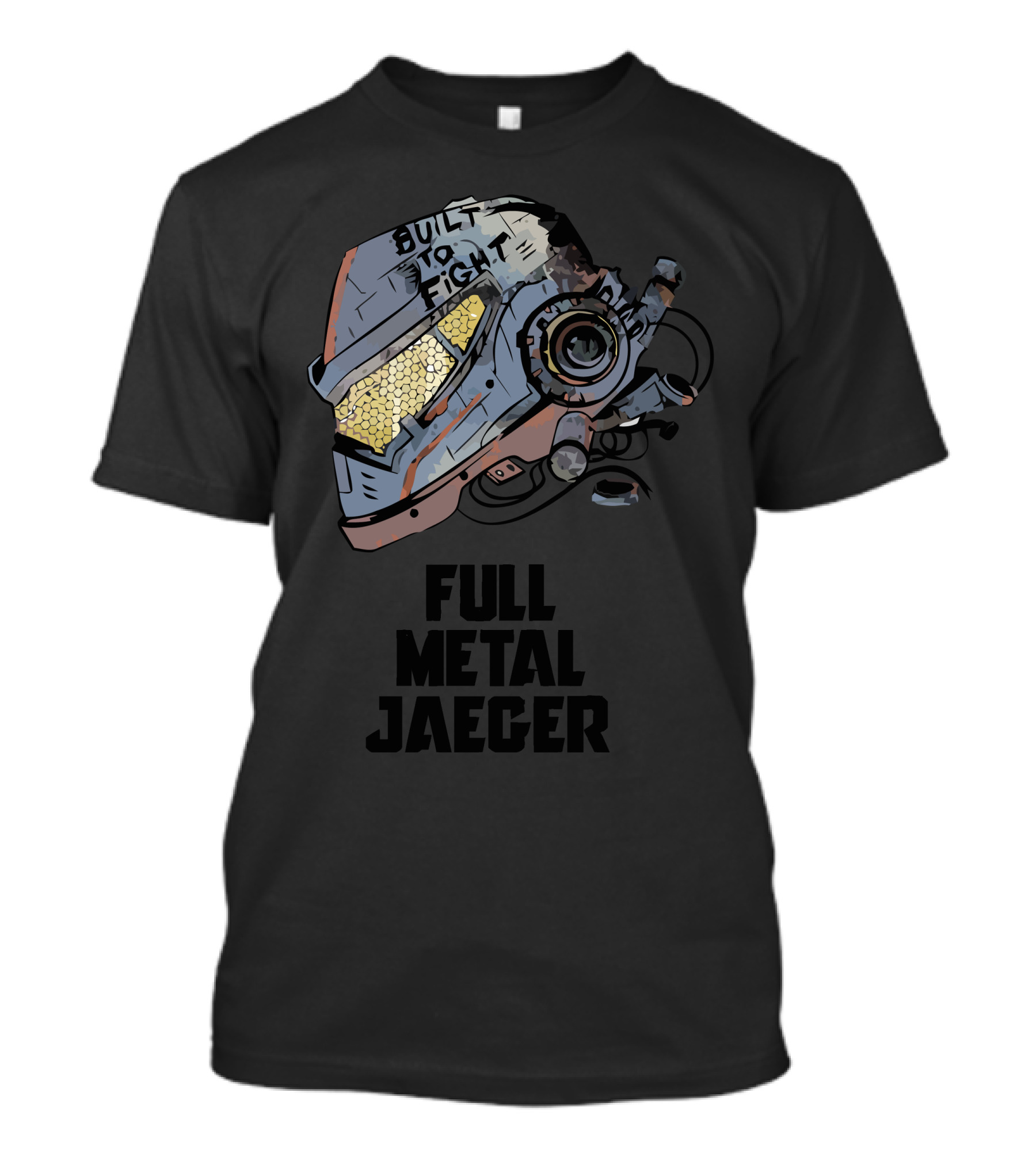 Built To Fight Full Metal Jaeger Helmet T-Shirt