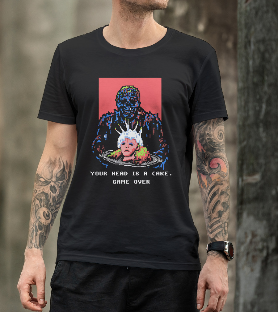 Your Head Is A Cake Game Over Bedelia T-Shirt