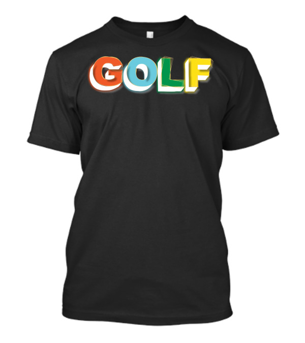 GOLF Colorful Bold Text Block T-Shirt