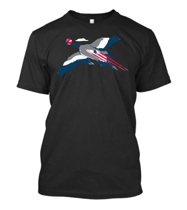 Untitled Goose Rocket Flight T-Shirt
